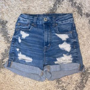American Eagle distressed shorts